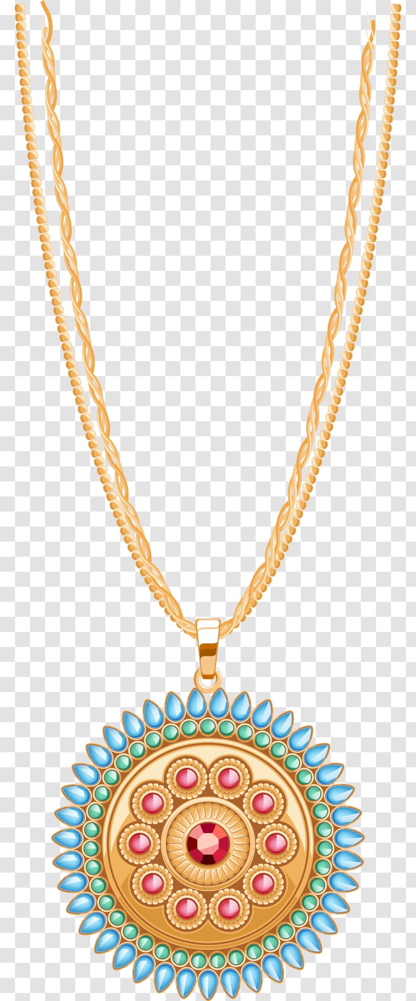 Locket Necklace Gold Jewellery Diamond - Vecteur - Dazzling Jewelry Transparent PNG