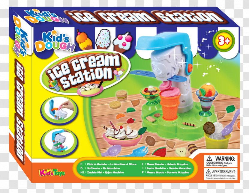 Ice Cream Play-Doh Cupcake Dough Toy - Makers Transparent PNG