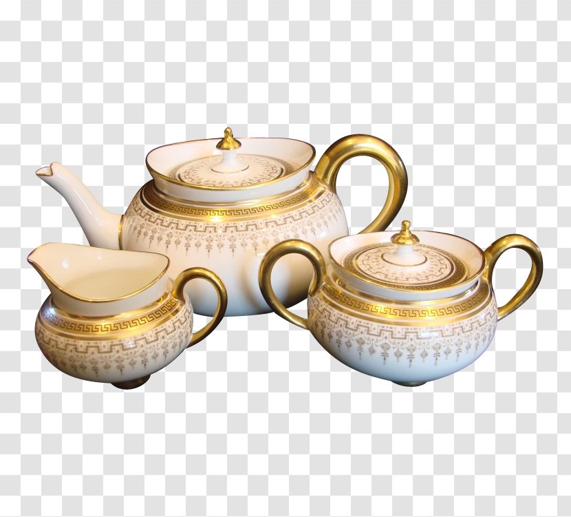 Teapot Tableware Tea Set Teacup - Ceramic - Chinese Transparent PNG