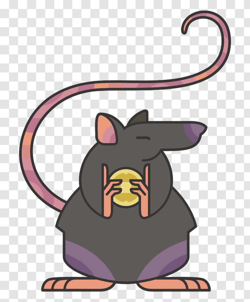Mouse Laboratory Rat Rodent Black Clip Art - Purple Transparent PNG