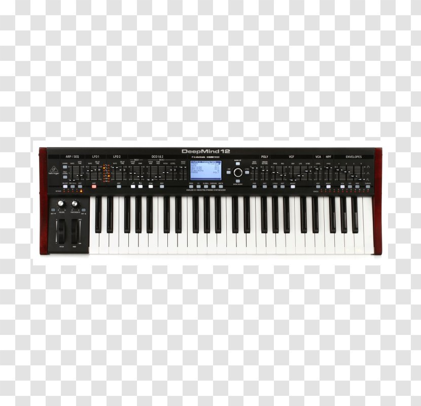 Prophet '08 Sound Synthesizers Behringer Analog Synthesizer Electronic Keyboard - Heart - Musical Instruments Transparent PNG