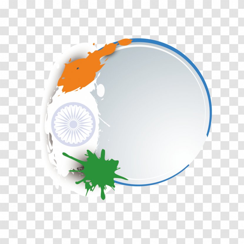 Indian Independence Movement Day Flag Of India August 15 - Wheel - Watercolor Artwork Transparent PNG