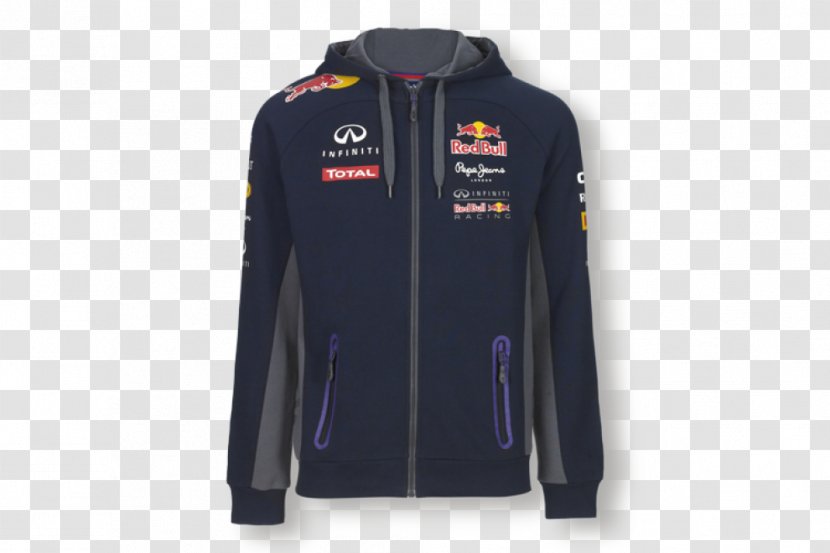 Hoodie Red Bull Racing Formula 1 - Sleeve Transparent PNG
