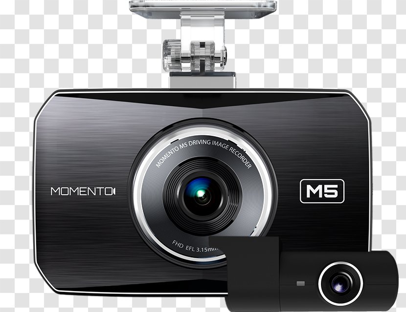 Car Dashcam YouTube Camera Momento M5 Full HD Dual Dash Cam Bundle Transparent PNG