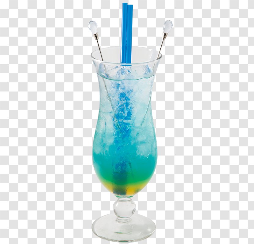 Blue Hawaii Image Drink Cocktail - Nonalcoholic Beverage Transparent PNG
