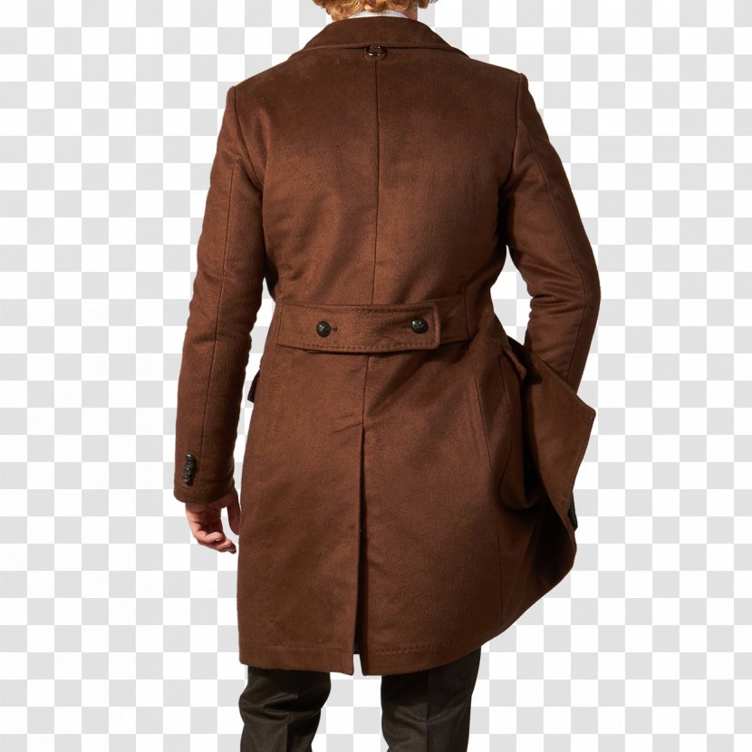Overcoat Trench Coat - Button Transparent PNG