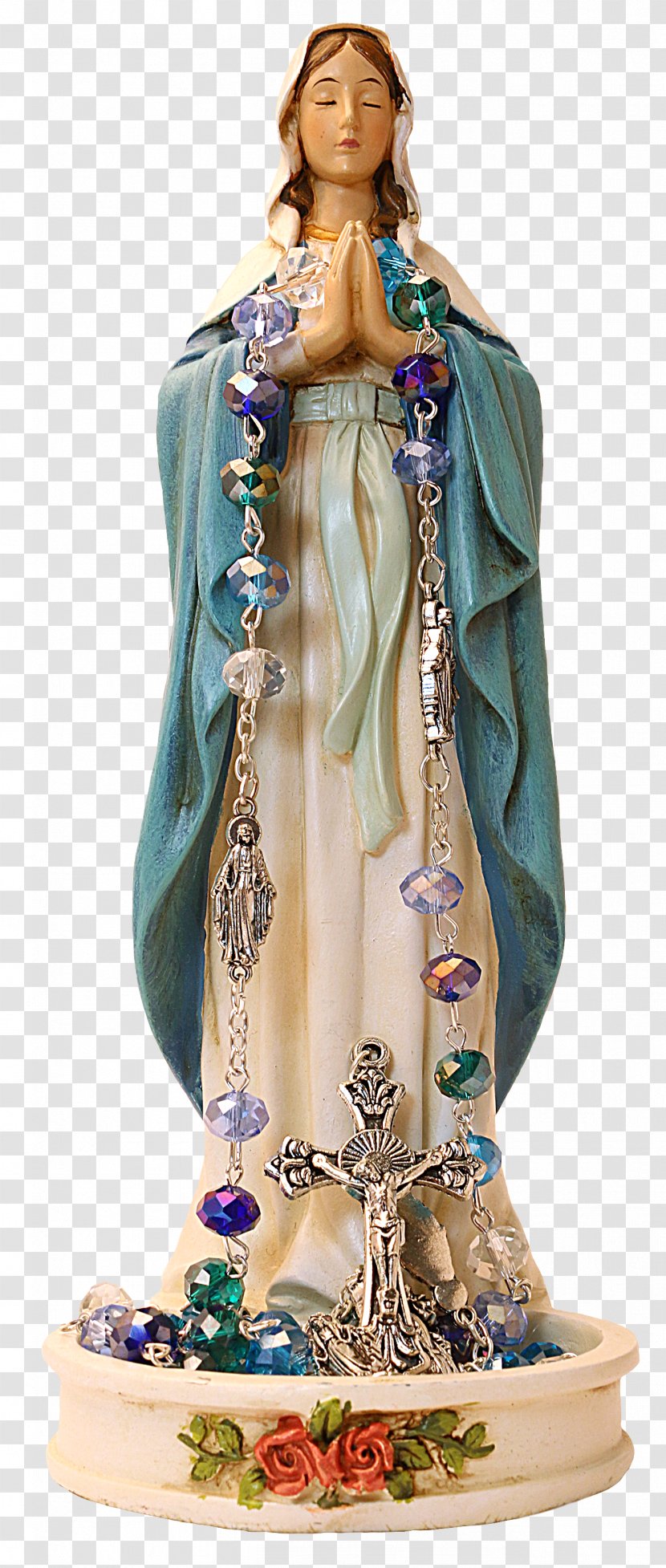 Mary Statue Madonna And Child Our Lady Of Guadalupe Rosary - Virginity Transparent PNG