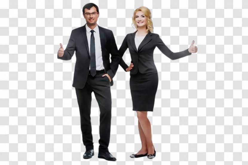 Standing Suit Formal Wear Gesture White-collar Worker - Paint - Employment Recruiter Transparent PNG