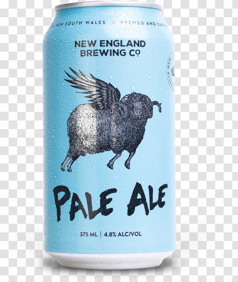 New England Brewing Company Beer India Pale Ale Lager - Tin Can - Seasonal Transparent PNG