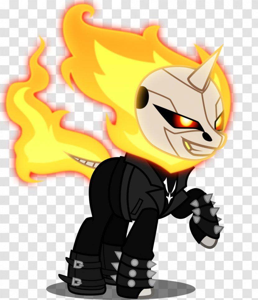 My Little Pony Johnny Blaze Art Ghost - Rider Transparent PNG