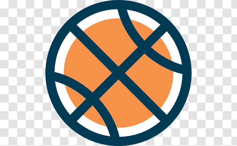 Sport ICO Icon - Orange - Basketball Transparent PNG