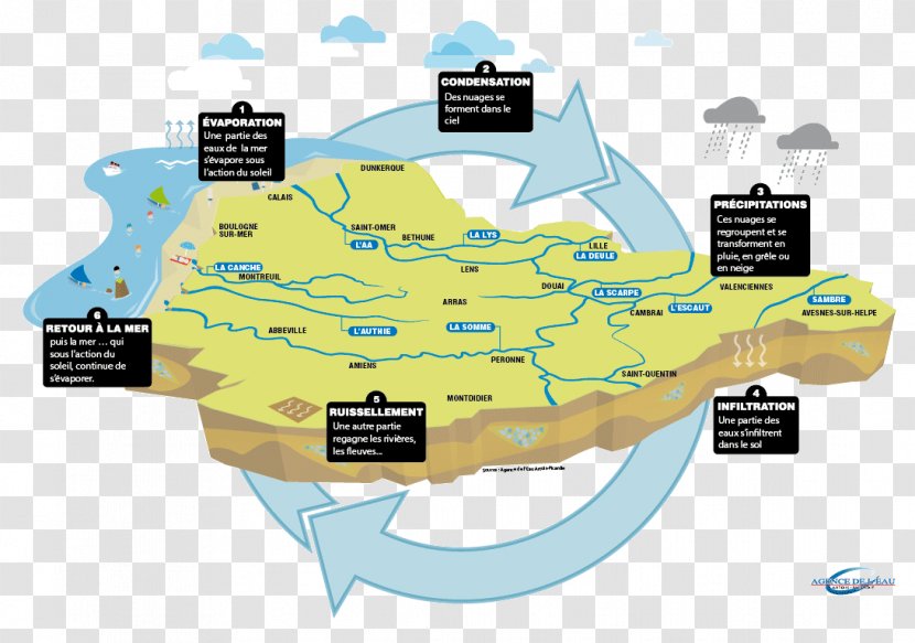 Water Diagram - Map Transparent PNG