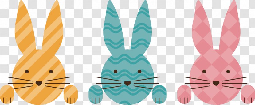 Easter Bunny Rabbit Euclidean Vector Transparent PNG