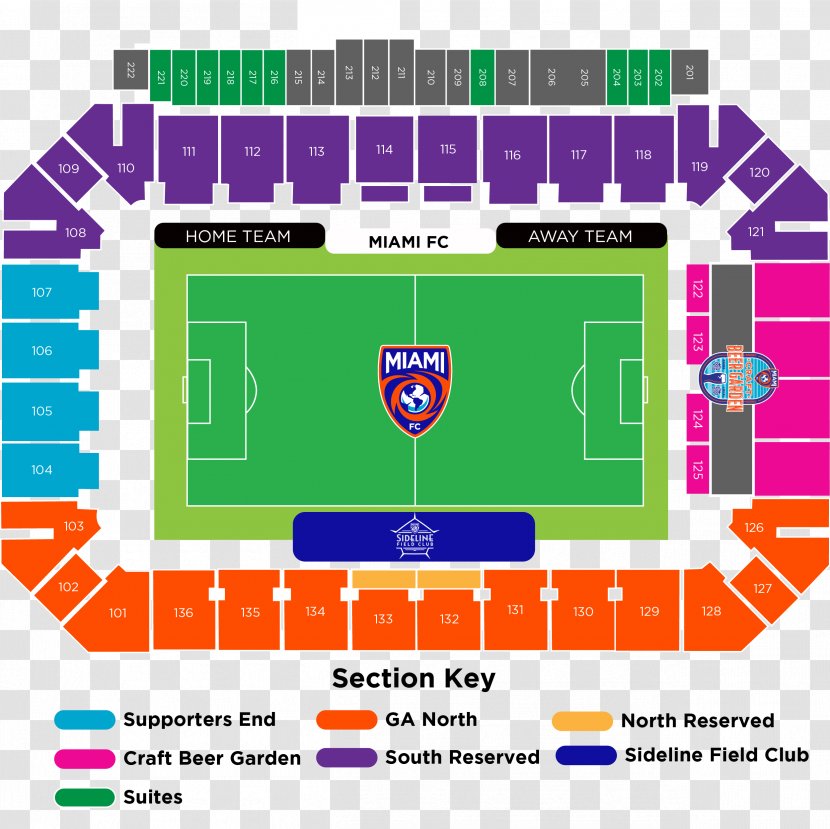 Miami FC Riccardo Silva Stadium NASL Indy Eleven - Club Seating - World Cup 2018 Transparent PNG