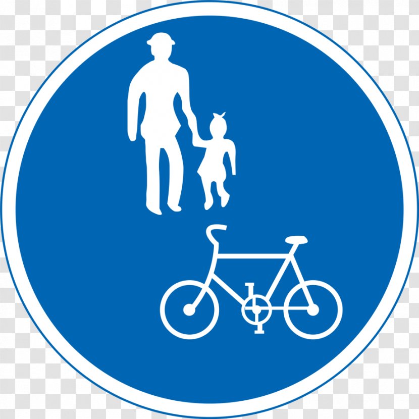 Bicycle Cycling Traffic Sign Road - Motorcycle Transparent PNG