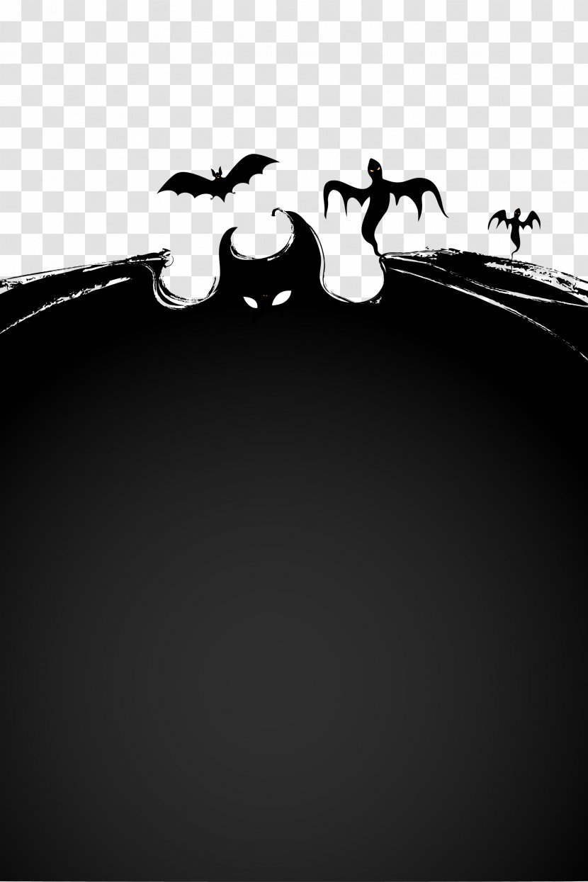 Halloween U9b3cu6df7 Ghost Pumpkin - Bird - Creative Bat Transparent PNG