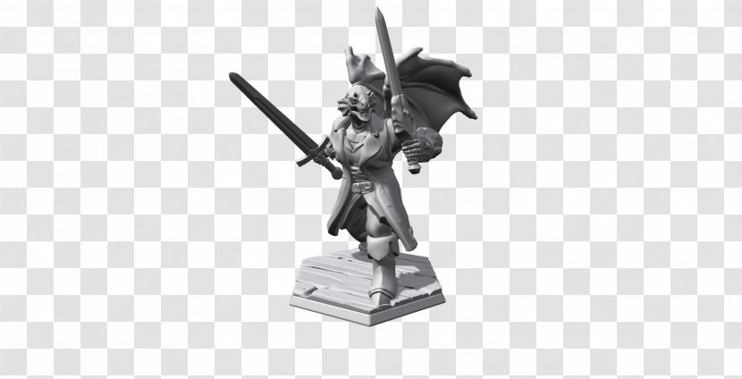 Statue Figurine - Mecha - Dragonborn Sorcerer Transparent PNG