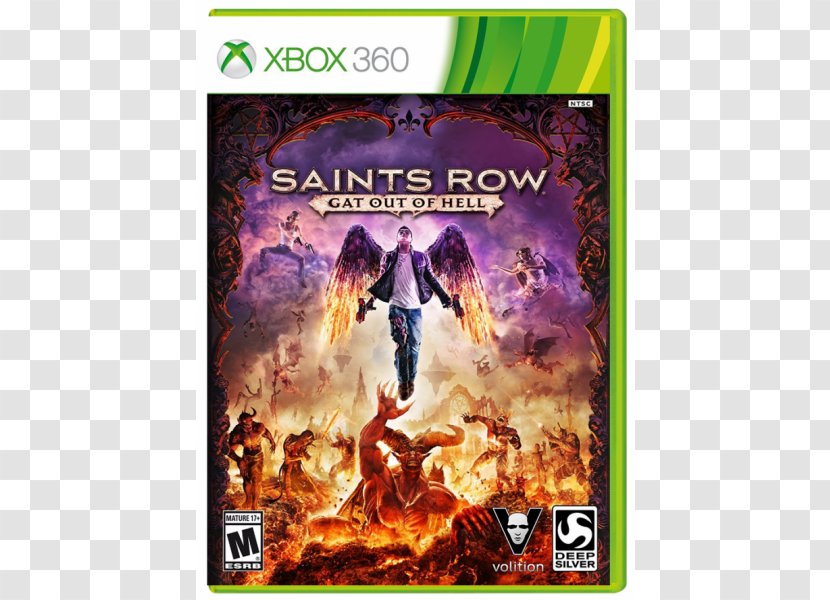 Saints Row: Gat Out Of Hell Row IV The Third Xbox 360 Transparent PNG