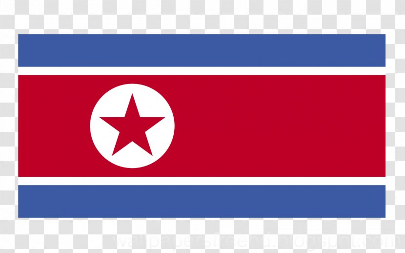 Flag Of North Korea South - Korean Peninsula Transparent PNG