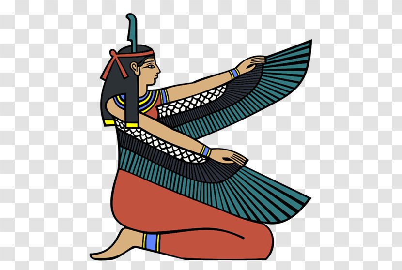 Ancient Egyptian Deities Maat Goddess - Shoe - Cute History Cliparts Transparent PNG