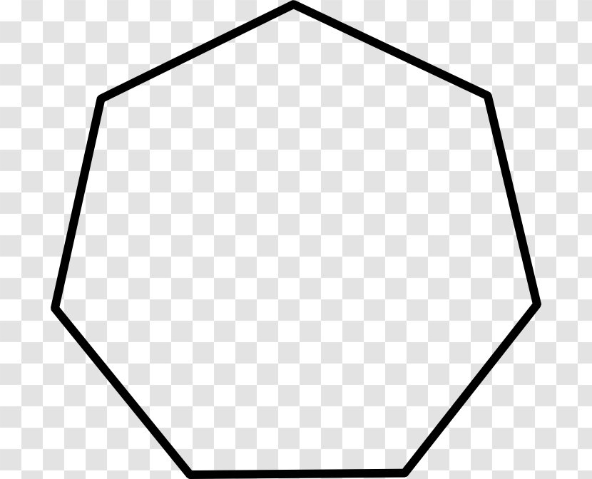 Heptagon Angle Octagon Polygon Nonagon - Hexagon Transparent PNG