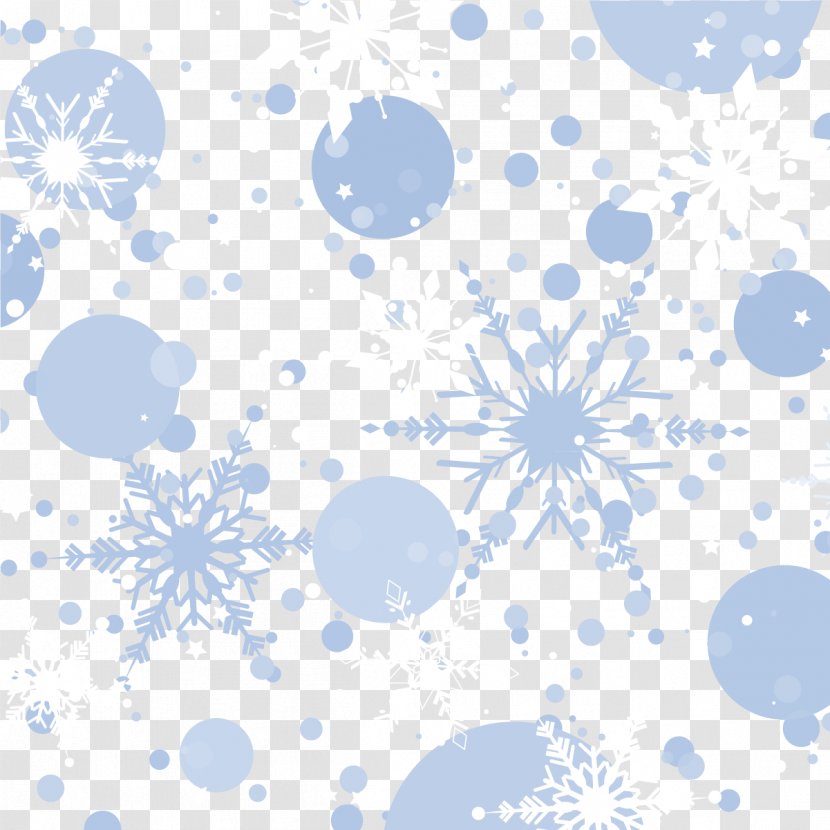 Snowflake Winter Blue - Snow Transparent PNG