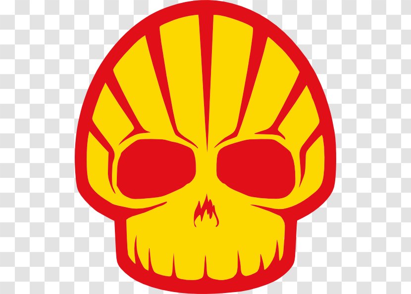 Royal Dutch Shell Sticker Petroleum Decal Oil Company - Bone - Skull Transparent PNG