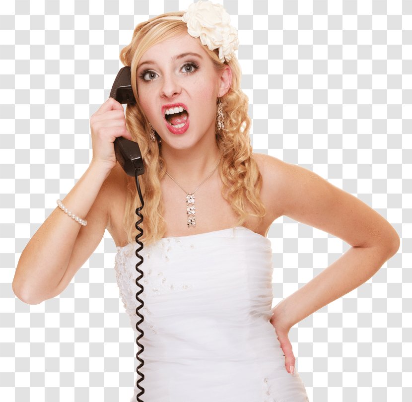 Mobile Phones Telephone Couple Screaming Woman - Surprise Transparent PNG