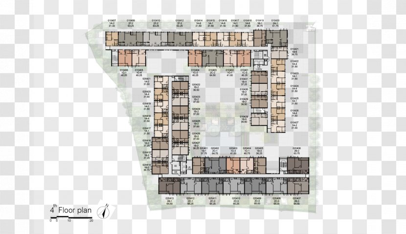 Floor Plan Hasu Haus Condominium House Architecture - Car Park Transparent PNG