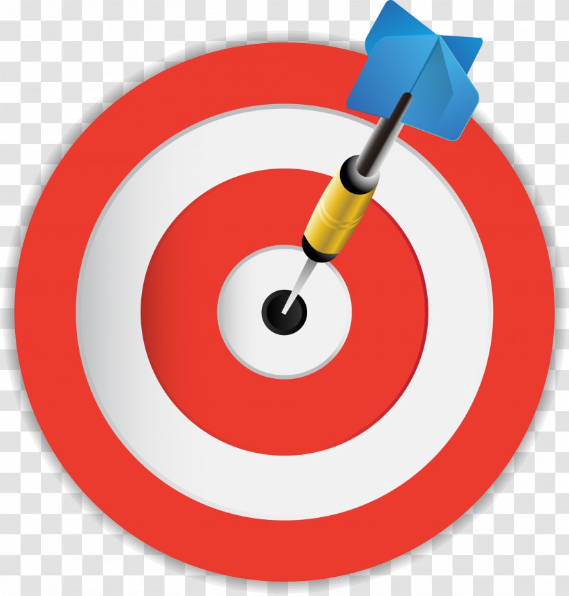 New York City Darts Infographic - Red Simple Dart Target Transparent PNG