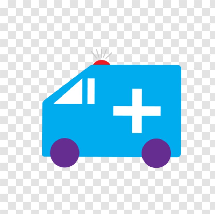 Ambulance Hospital - Wellington Free - Blue Transparent PNG