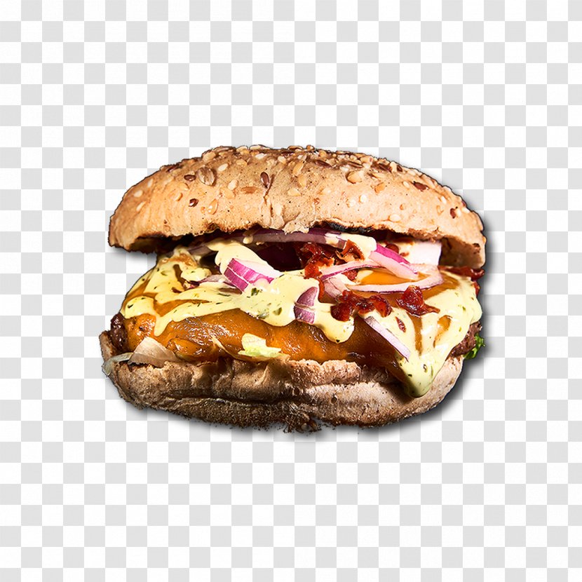 Cheeseburger Hamburger Buffalo Burger Patty - Fast Food - Ham Transparent PNG