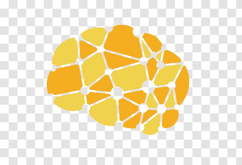 Brain Euclidean Vector Geometry - Yellow - Creative Flag Transparent PNG