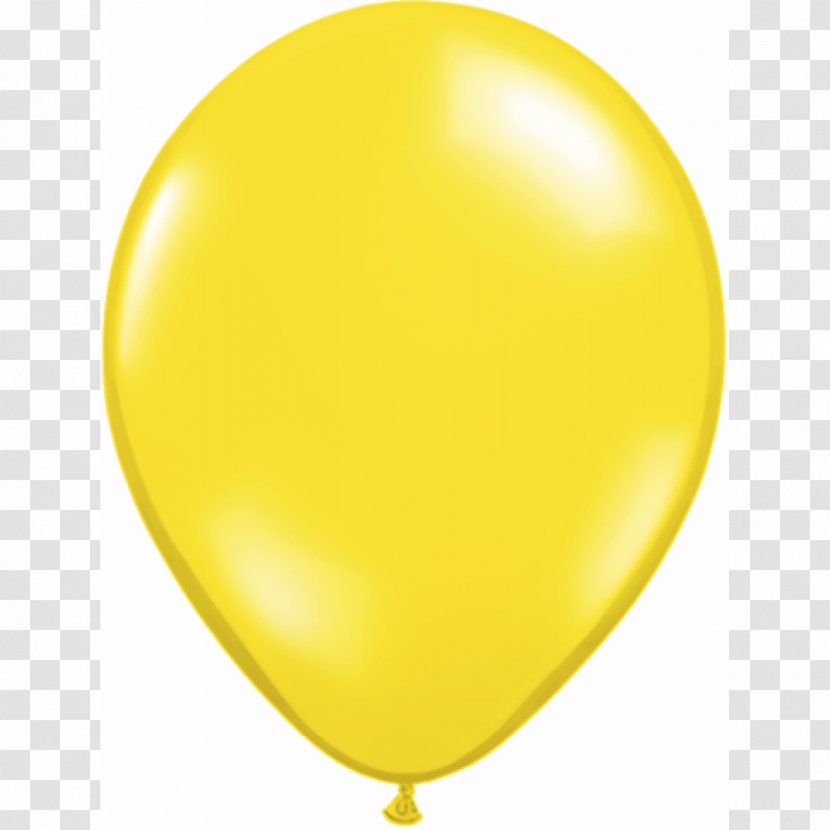 Toy Balloon Yellow Party Wedding - Color - Angry Cow Transparent PNG