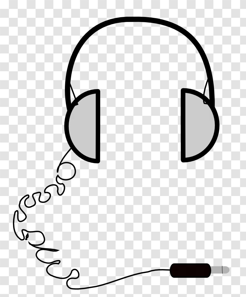 Headphones Headset Skull Clip Art - Watercolor - Picture Of Head Phones Transparent PNG