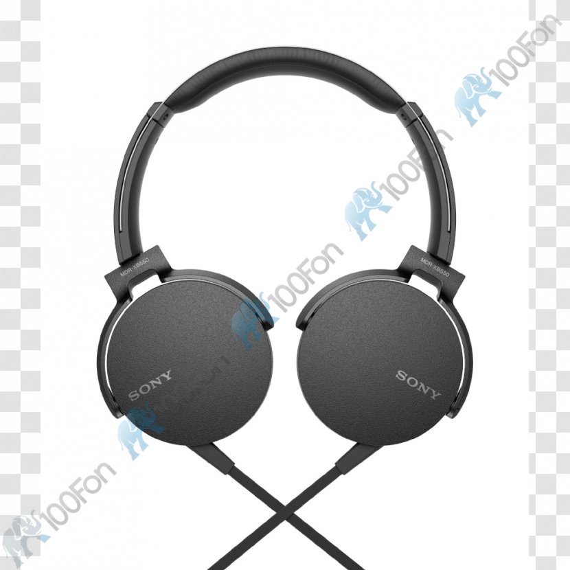 Sony XB550AP EXTRA BASS Noise-cancelling Headphones Microphone XB950BT - Xb550ap Extra Bass Transparent PNG