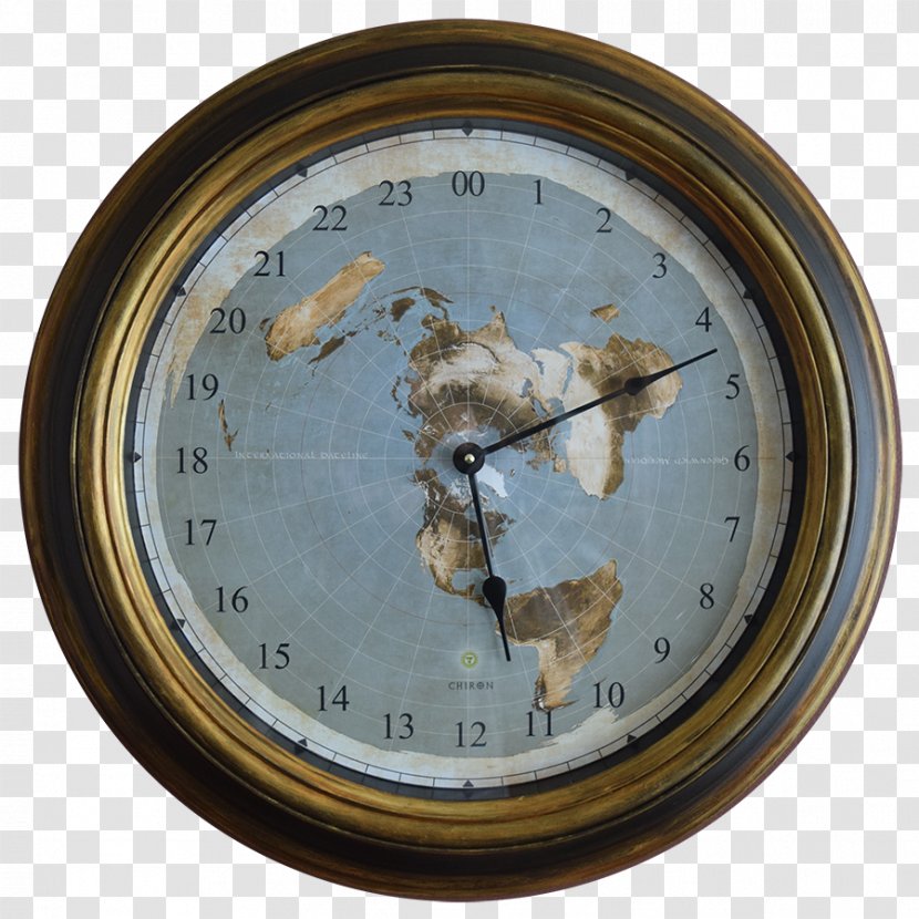 Earth Clock Flat Alarm Clocks - Wall Transparent PNG
