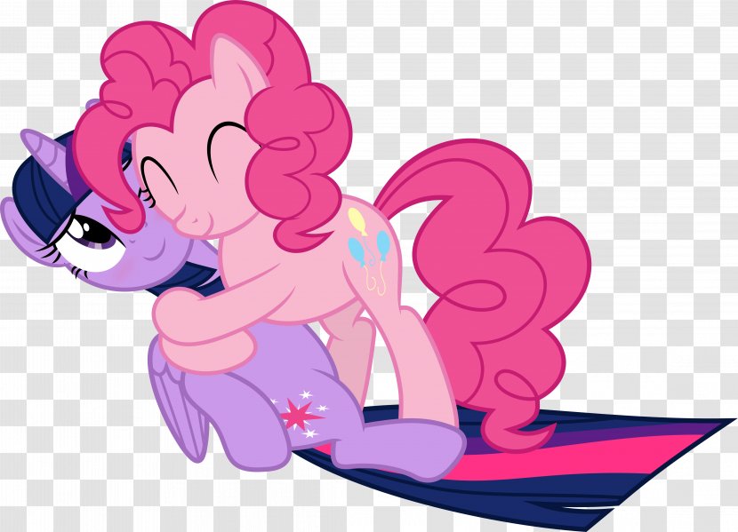 Ponyville Pinkie Pie Twilight Sparkle Rarity - Watercolor - Horse Transparent PNG