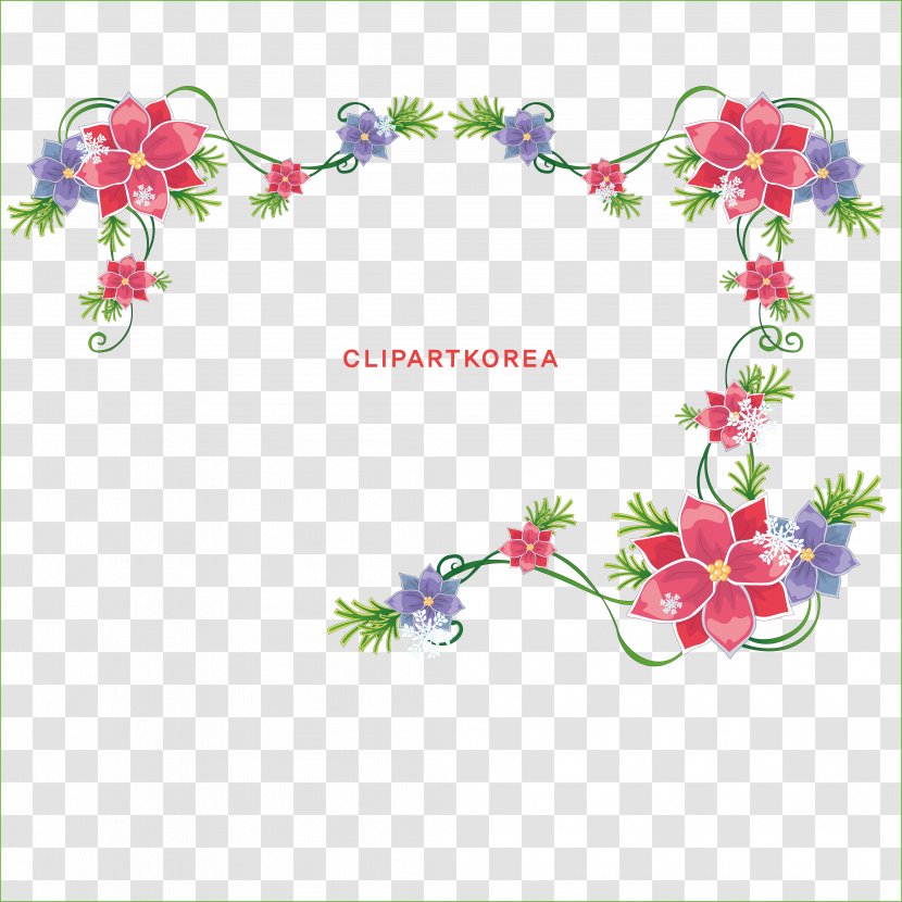 Christmas Clip Art - Pink - Lace Leaf Vector Material Transparent PNG