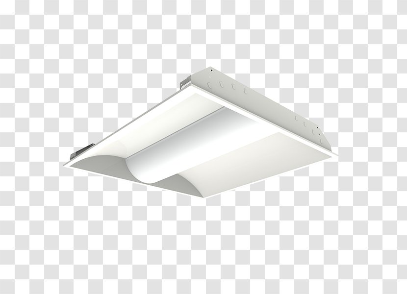 Light Fixture Troffer Lighting Light-emitting Diode - Fluorescent Lamp Transparent PNG