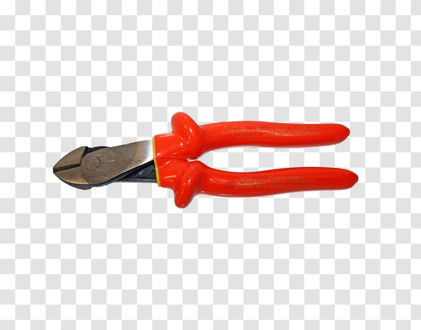 Diagonal Pliers Lineman's Tool Tongue-and-groove - Tongueandgroove Transparent PNG