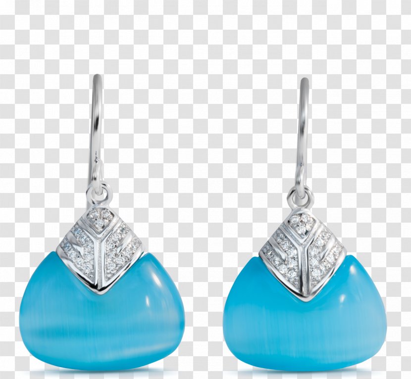 Earring Davidrose Turquoise Jewellery Gold - Body Transparent PNG