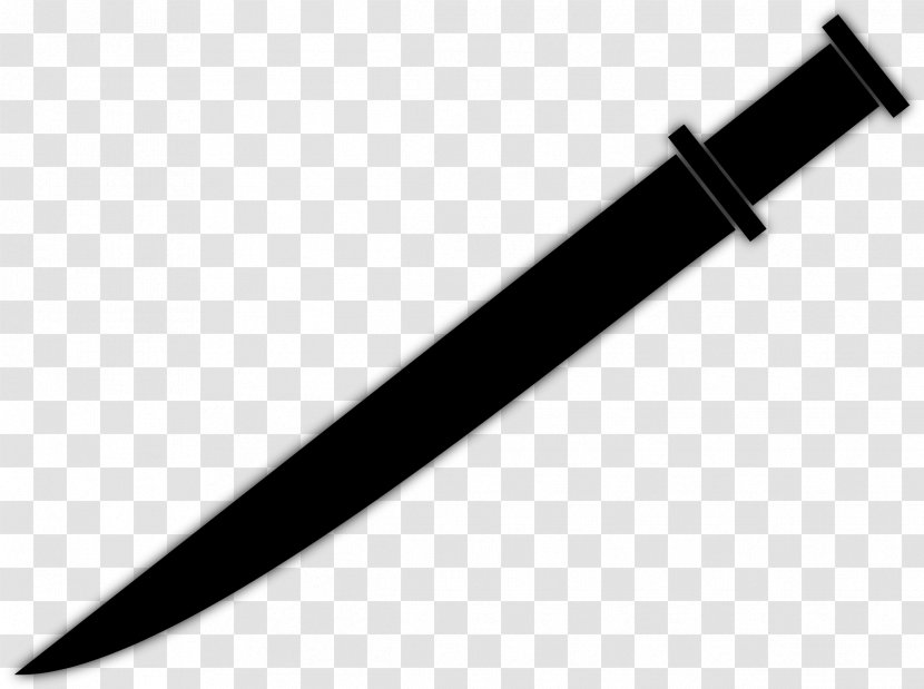 Sword Weapon Clip Art - Big Knife Transparent PNG