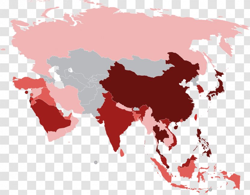 Greater East Asia Co-Prosperity Sphere Blank Map Globe Transparent PNG