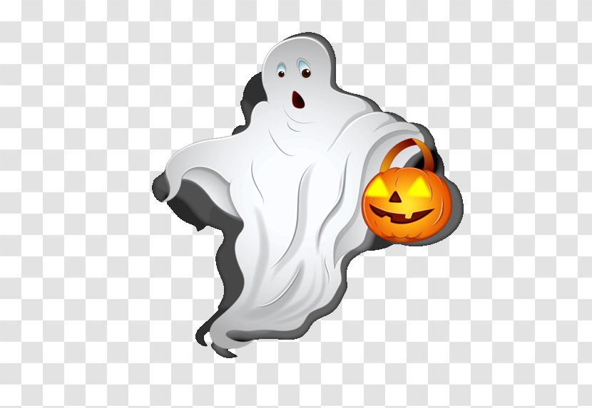Halloween Ghost Pumpkin - Illustration Transparent PNG