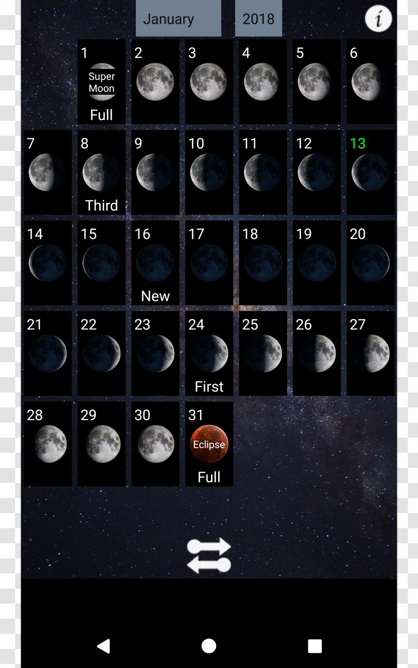 Lunar Phase Amazon.com Calendar Eclipse Moon Transparent PNG