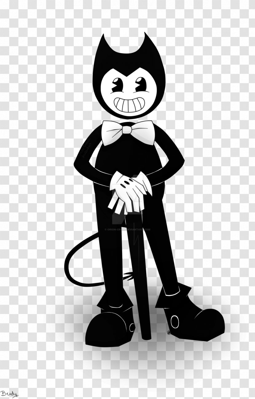 Bendy And The Ink Machine Drawing Fan Art TheMeatly Games - Artist - Cat Transparent PNG