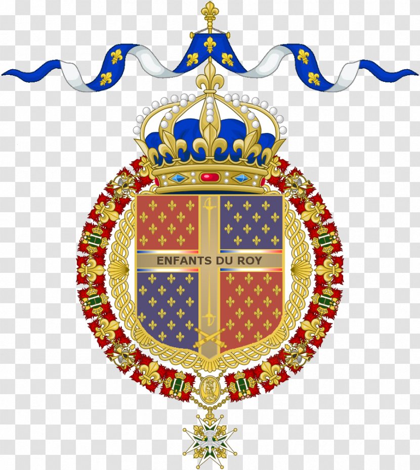 Kingdom Of France Bourbon Restoration Coat Arms National Emblem - Symbol - Enseigne De Vaisseau Transparent PNG