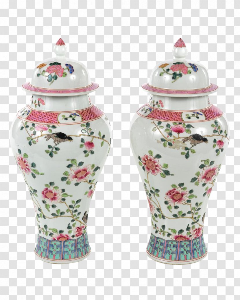 Vase Porcelain Chinese Ceramics Jar Transparent PNG