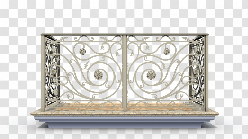 Wrought Iron Parapet Balcony Sheet Metal Transparent PNG